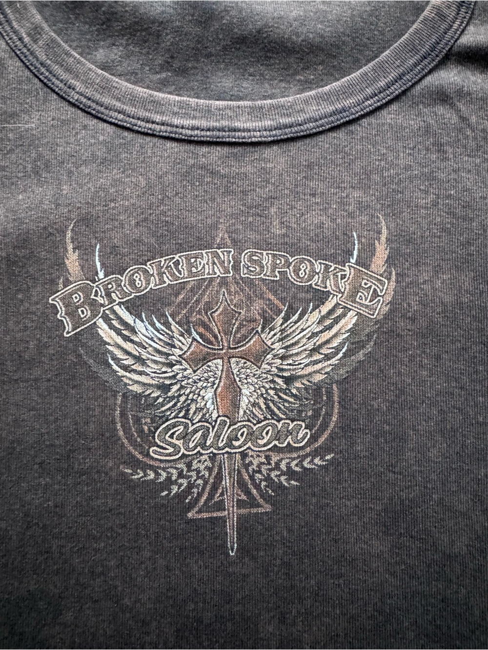 🏍️ Vintage 2010 Broken Spoke Saloon Laconia Bike Week Tee 🏍️ women’s large